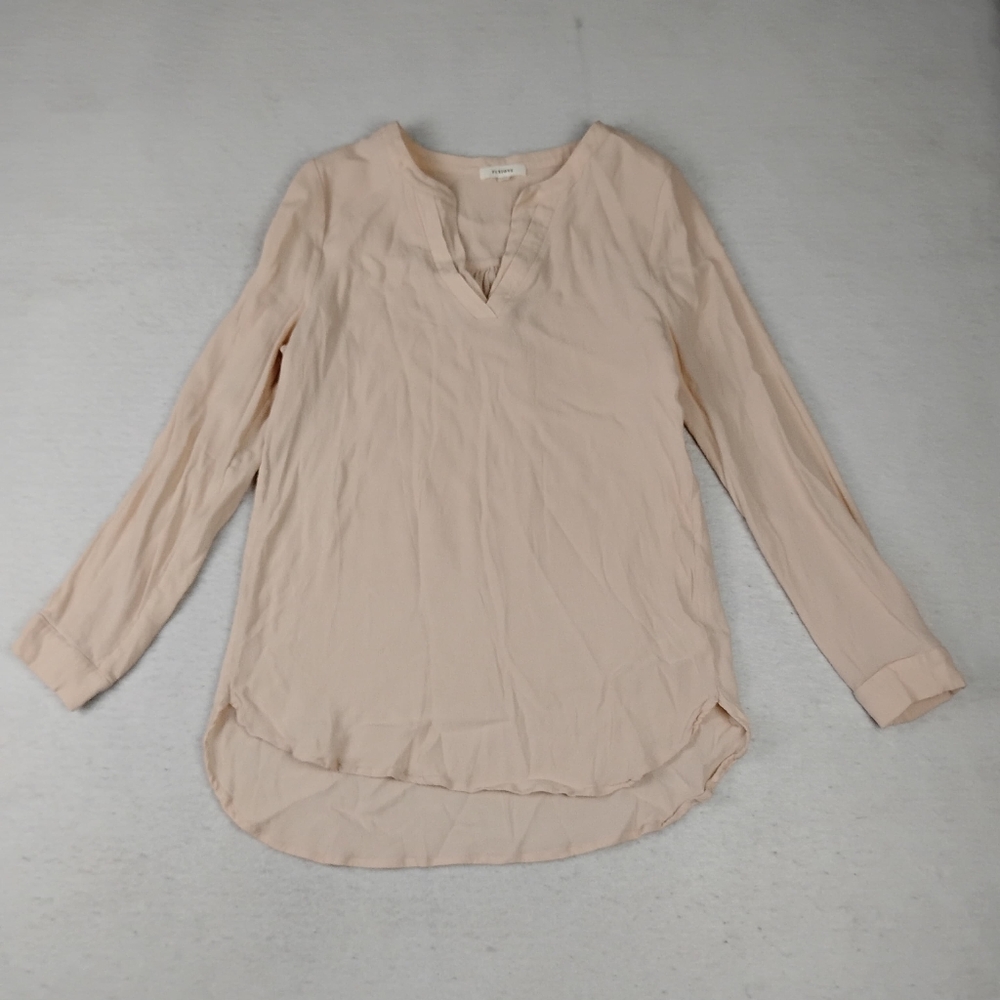 Pleione Blouse In Cream Size Womans Medium - Picture 2 of 5